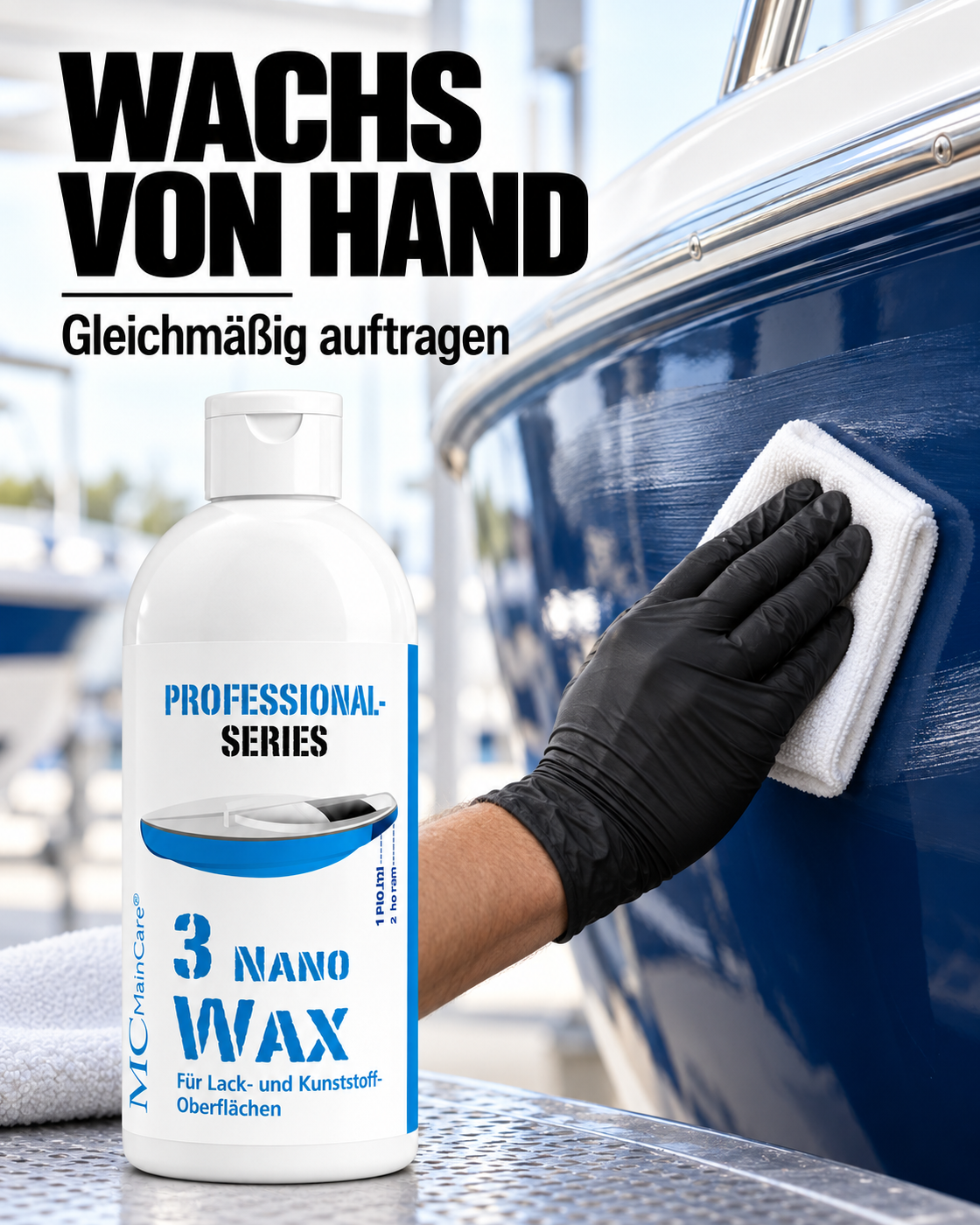 MainCare Professional WAX Bootsversiegelung – 500 ml