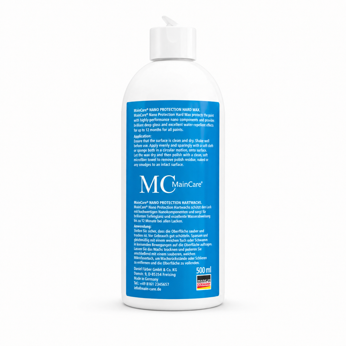 MainCare Professional WAX Bootsversiegelung – 500 ml
