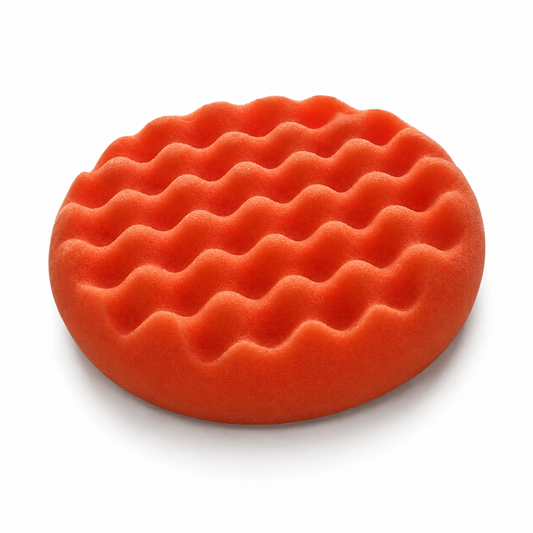 Waffel-Polierpad - Mittelhart - 145mm mit Klett
