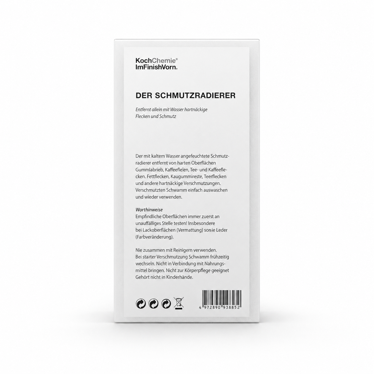 Der Schmutzradierer - 5er Pack