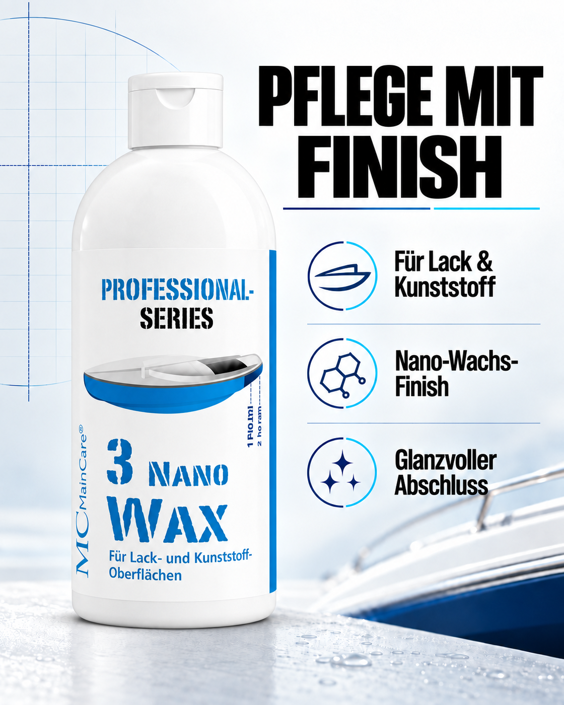 MainCare Professional WAX Bootsversiegelung – 500 ml